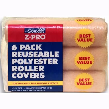 Premier 9" Paint Roller Cover, 3/8" Nap Nap, Polyester 1710